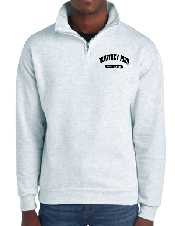 Whitney Pier, Nova Scotia ¼ Zip Sweatshirt – Chest Print