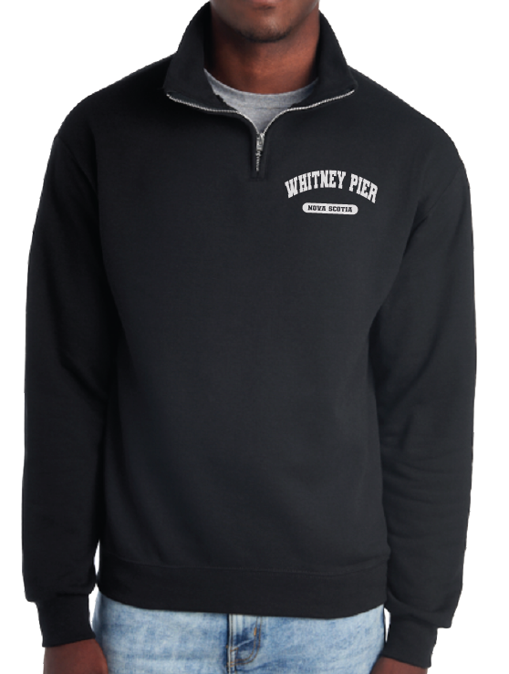 Whitney Pier, Nova Scotia ¼ Zip Sweatshirt – Chest Print