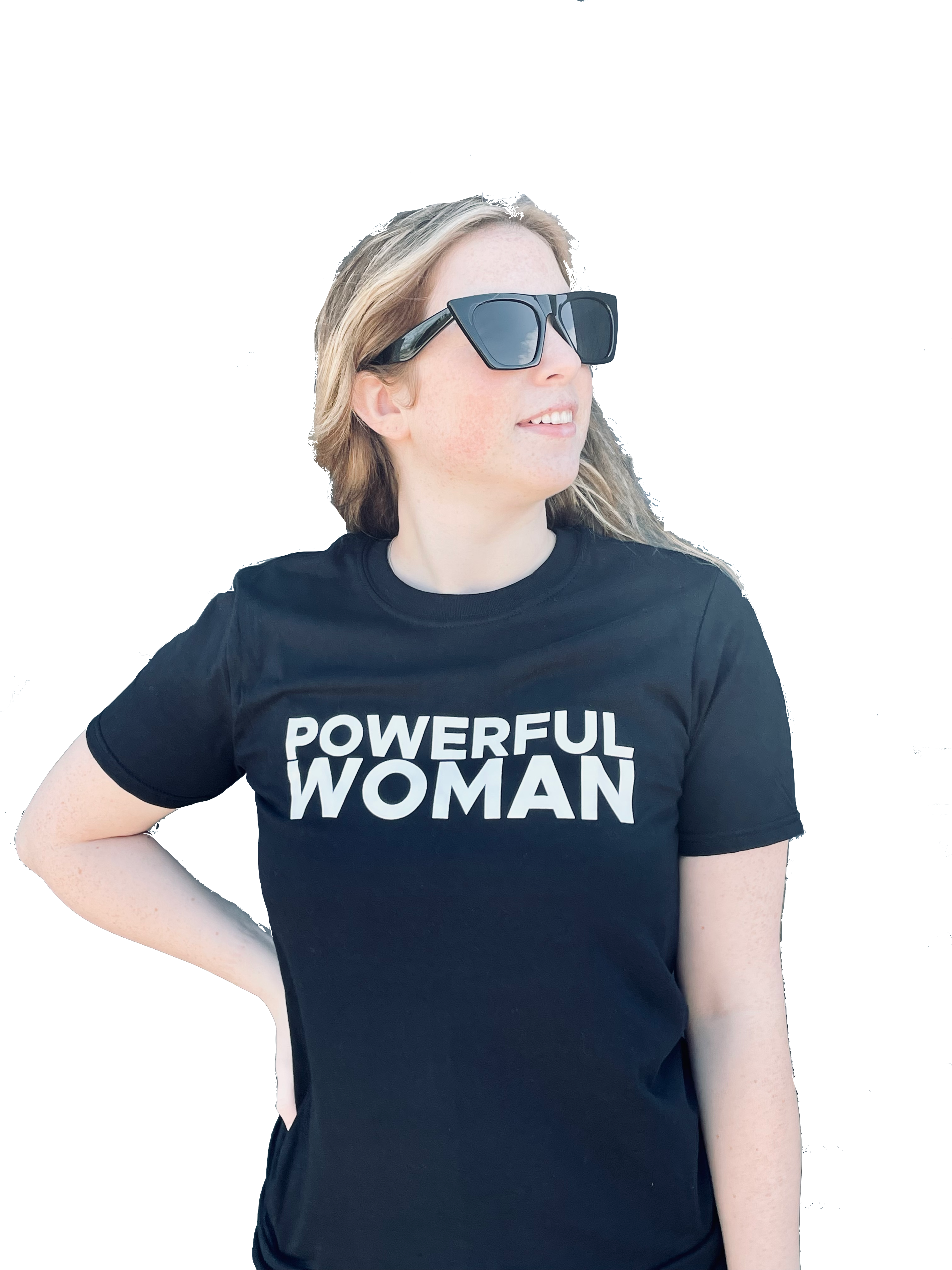 Powerful woman shirt worn by Cat